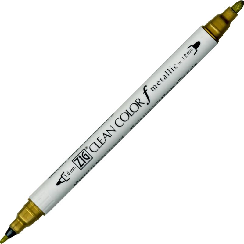 ZIG CLEAN COLOR F METALLIC TCS-8000 101 GOLD