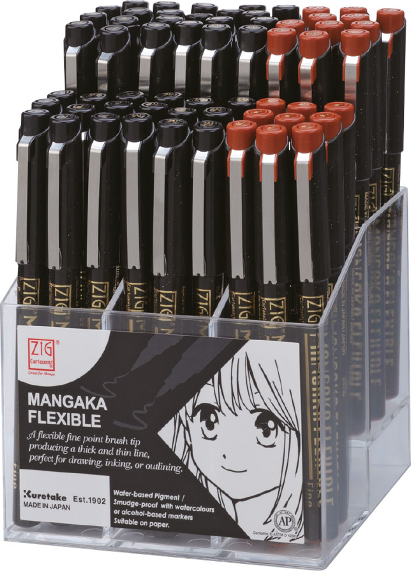 ZIG MANGAKA ÇİZİM KALEMİ FLEXIBLE CNMF/DP5 60 LI
