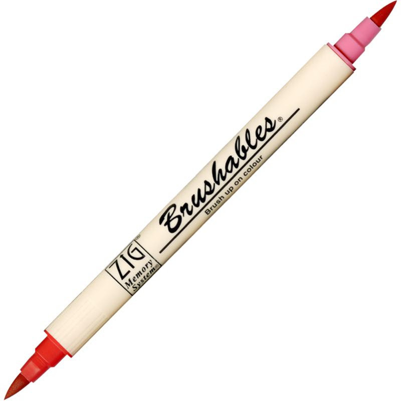 ZIG BRUSHABLES MS-7700 020 PURE RED