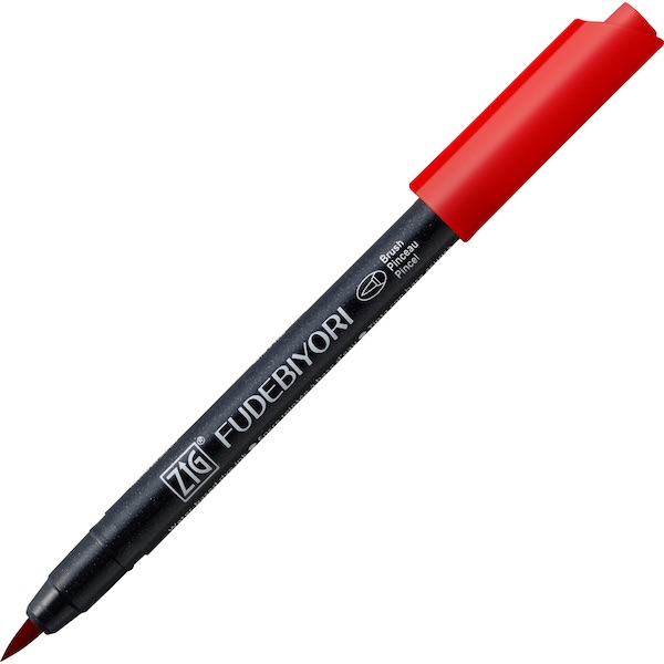 ZIG FUDEBIYORI BRUSH CBK-55N 22 CARMINE RED 